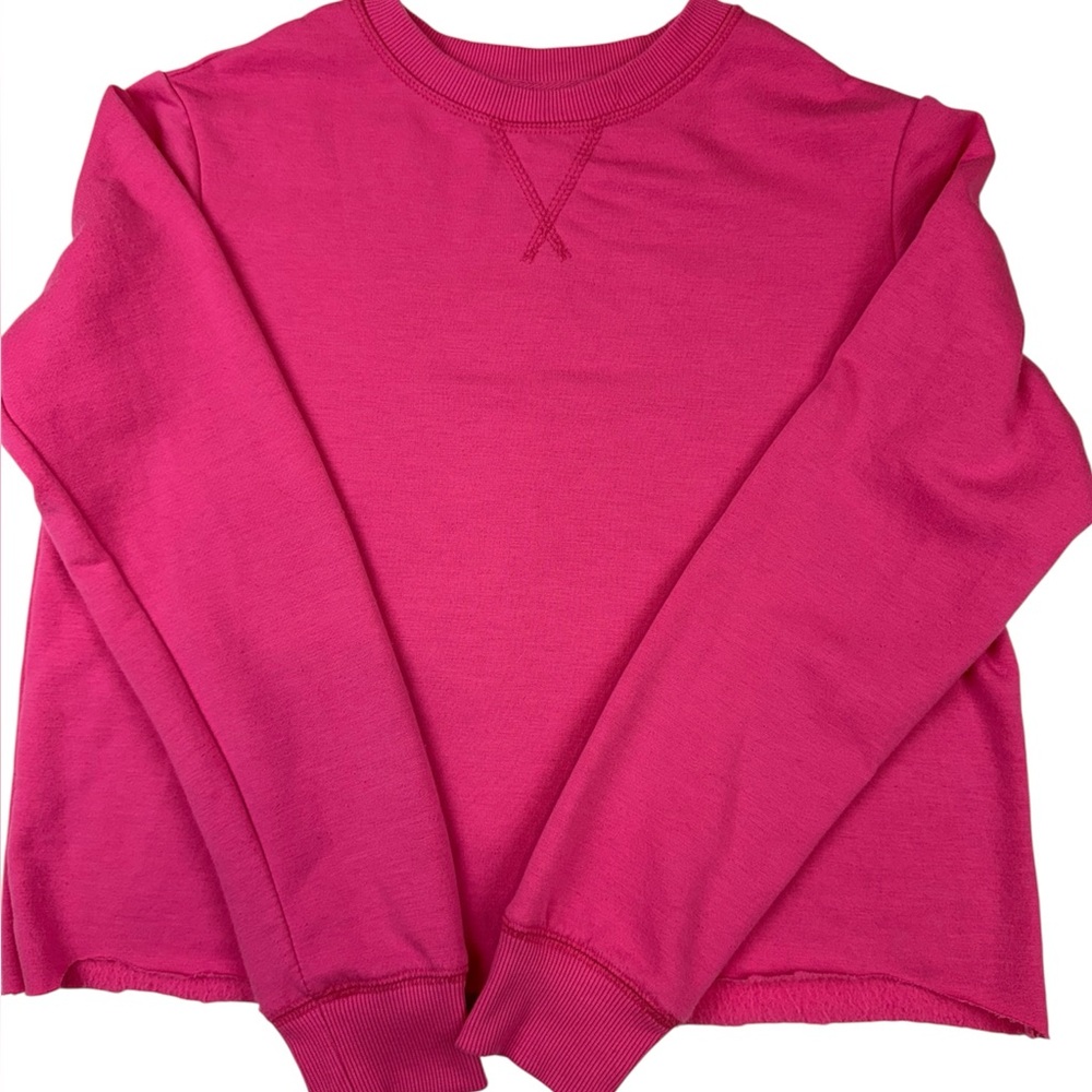 Stars Above Beautifully Soft pink cropped fleece size S
